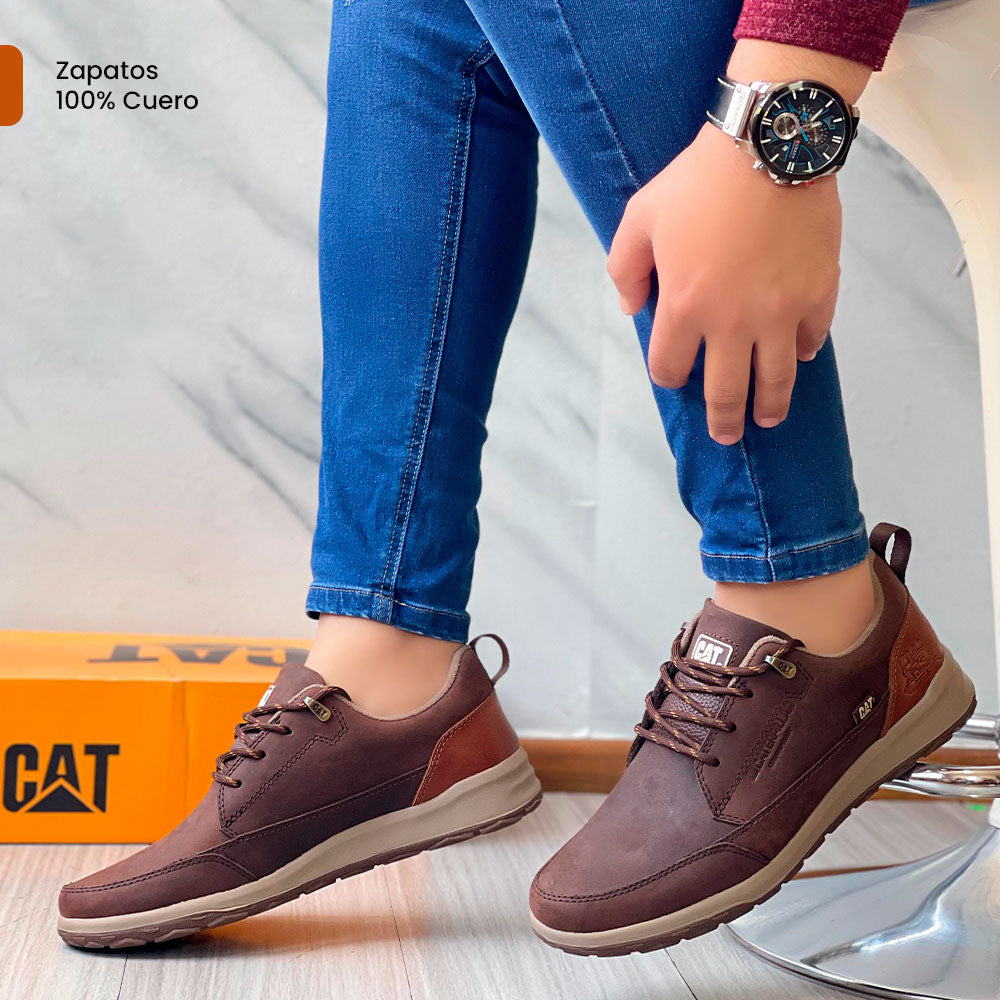 ZAPATO MARRON | 100% CUERO