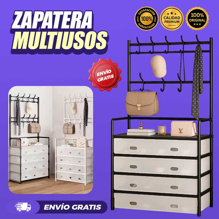 🏡 Zapatera + Perchero 2 en 1: Orden y Estilo en tu Hogar
