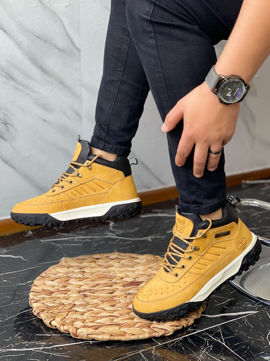 BOTIN TIMBER- AMARILLO Cuero Premium