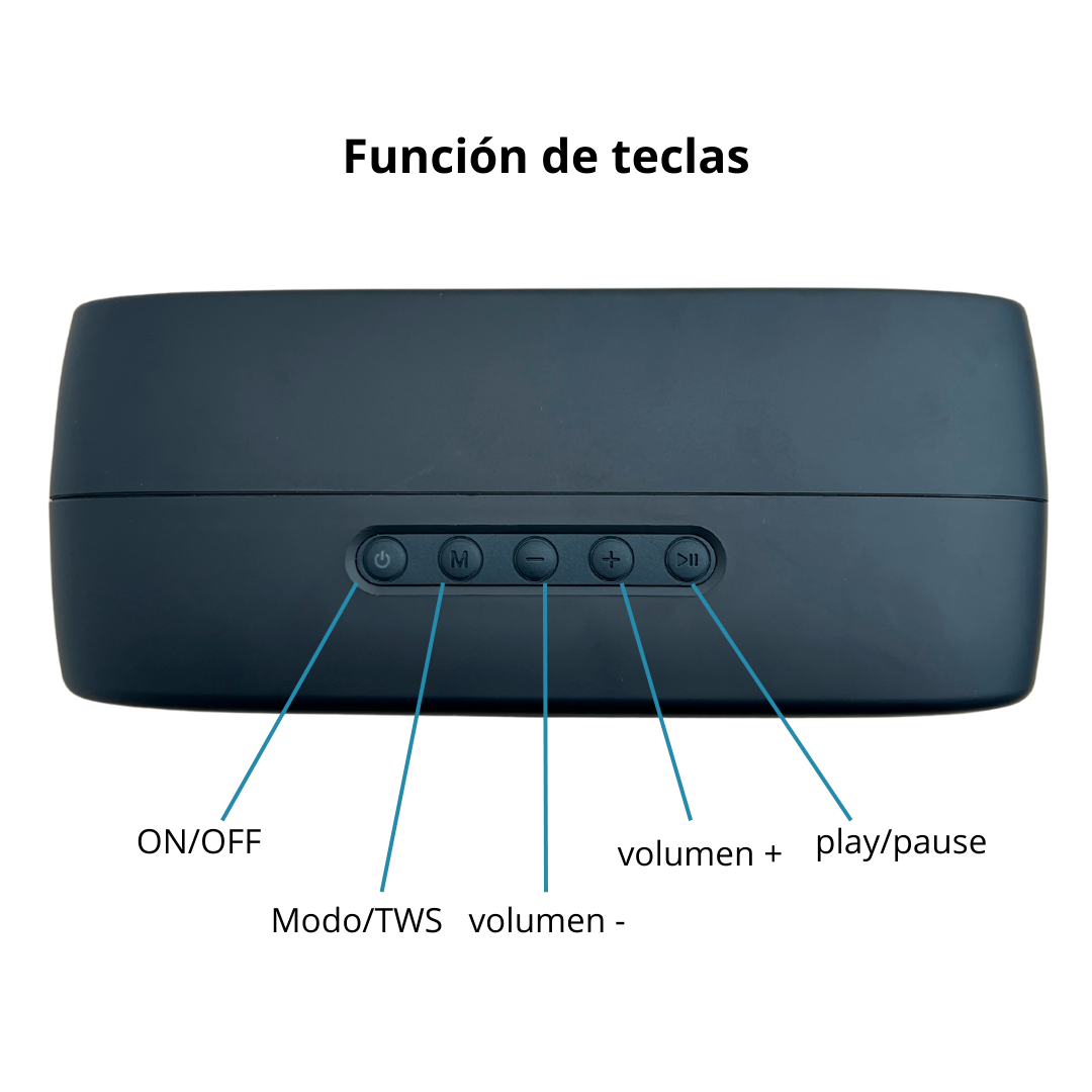 EXTRA BASS++ 40W - PARLANTE ORIGINAL LIDIMI