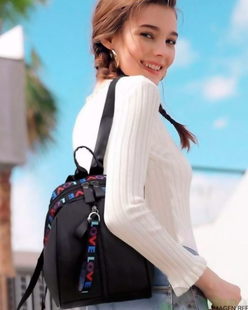 Mochila antirrobo impermeable para mujer