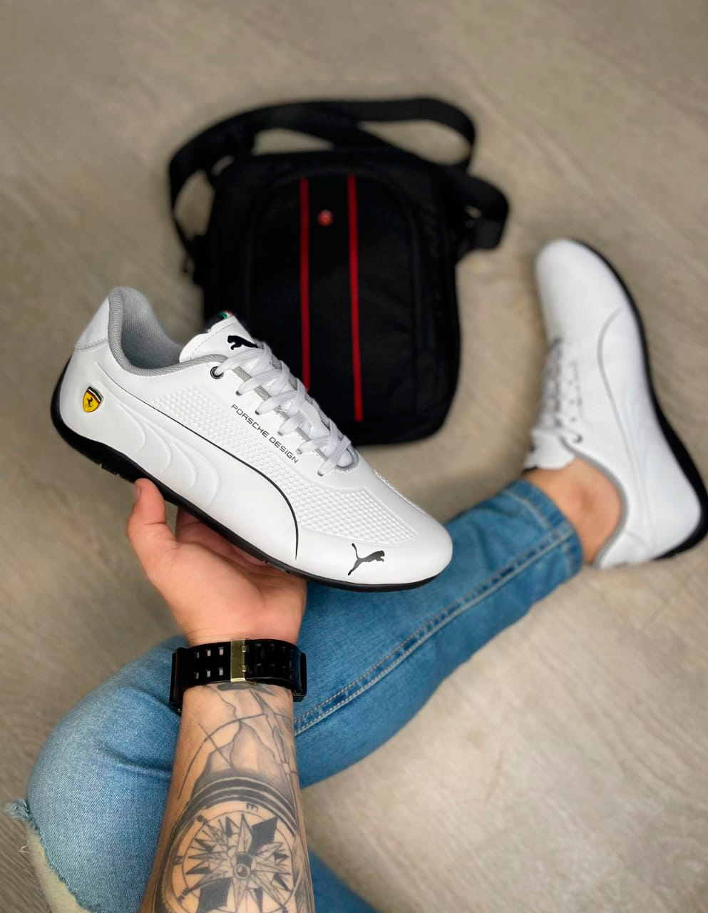 PORSCHE | Blanco Negro