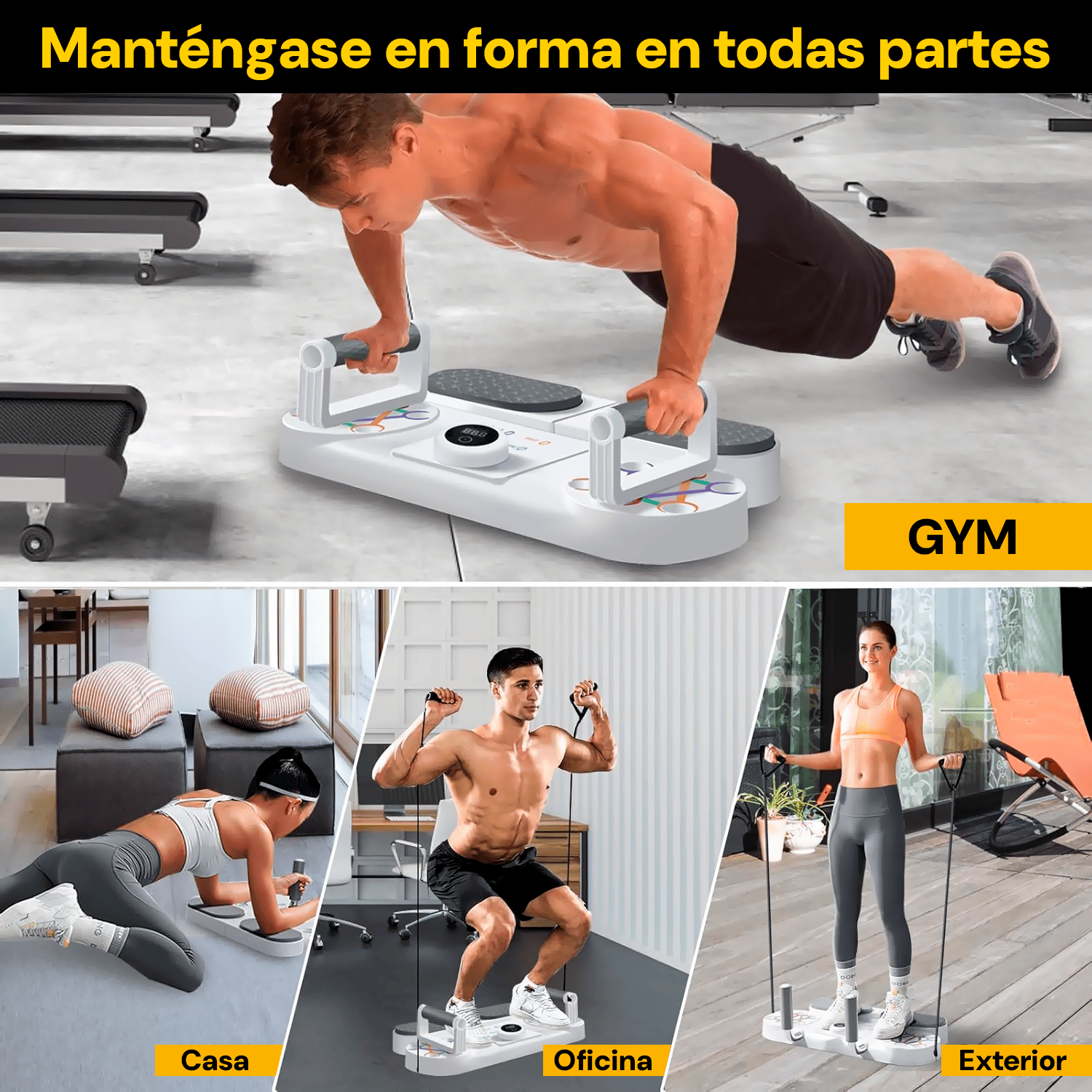 TABLA DE FLEXIONES PORTÁTIL MULTIFUNCIONAL