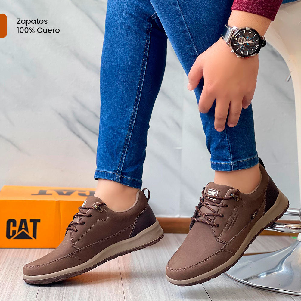 ZAPATO TABACO  | 100% CUERO