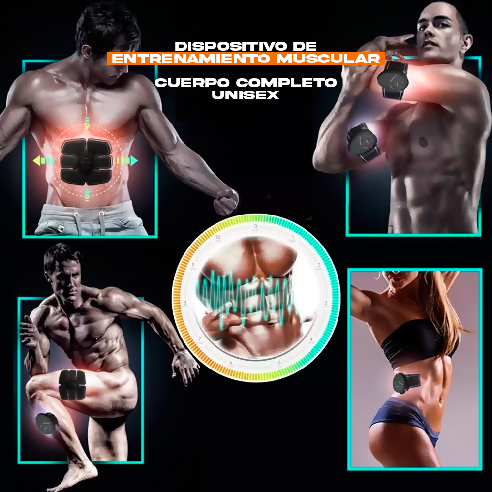 FULL TRAINING - PACK EJERCITADOR MUSCULAR PRO 6 EN 1 🏋‍♂