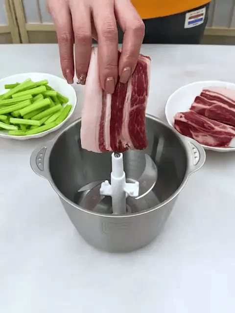 🥩 Molino Eléctrico de Alimentos de Alta Potencia – 3L | 1200W | Acero Inoxidable