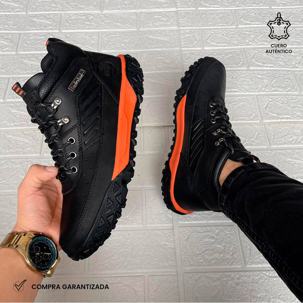 BOTIN TIMBER NEGRO NARANJA NB