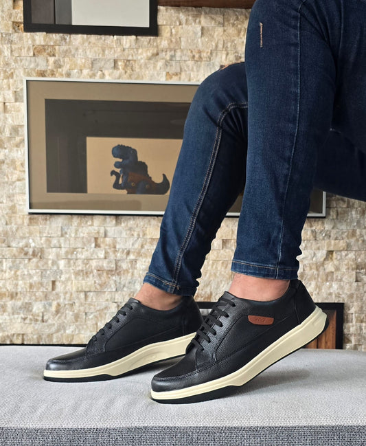 ZAPATOS RS - NEGRO Cuero Premium