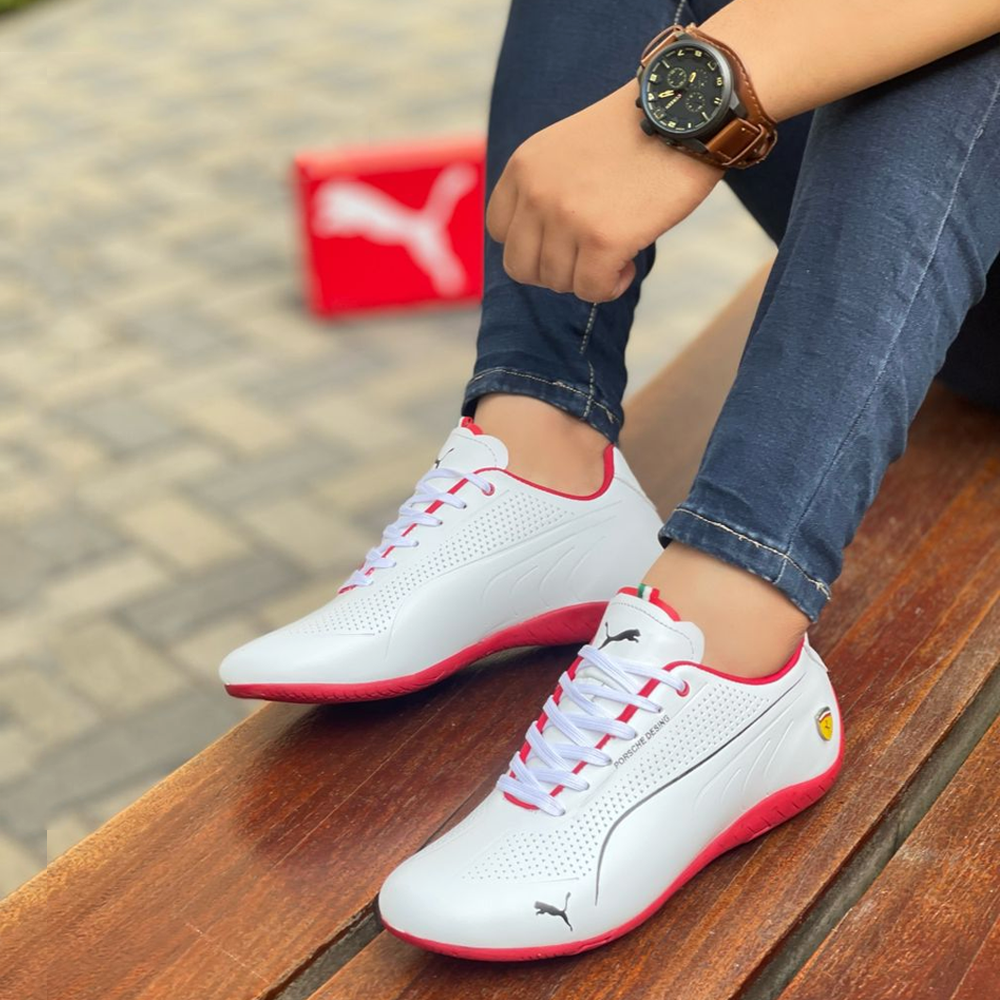 PORSCH | Blanco Rojo