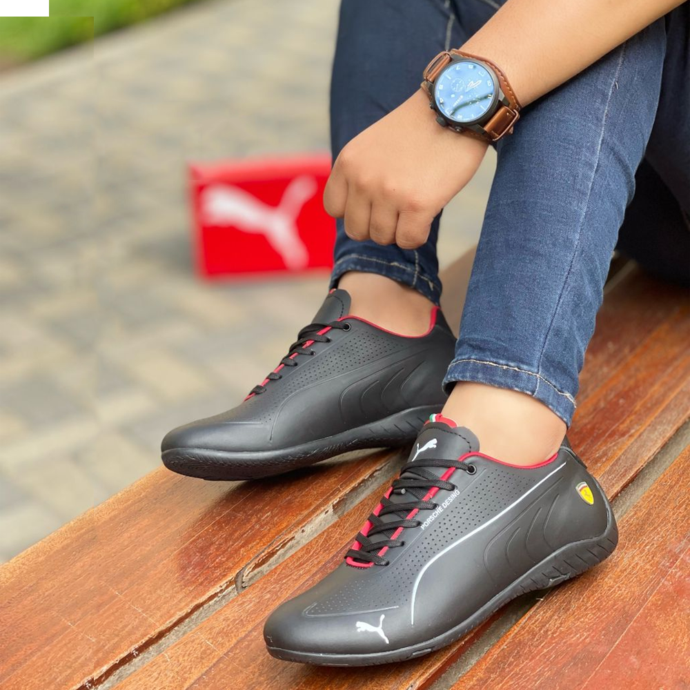 PORSCHE | Negro Rojo