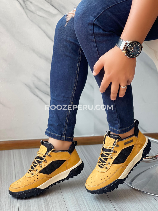 ZAPATO TIMBER - AMARILLO Cuero Premium