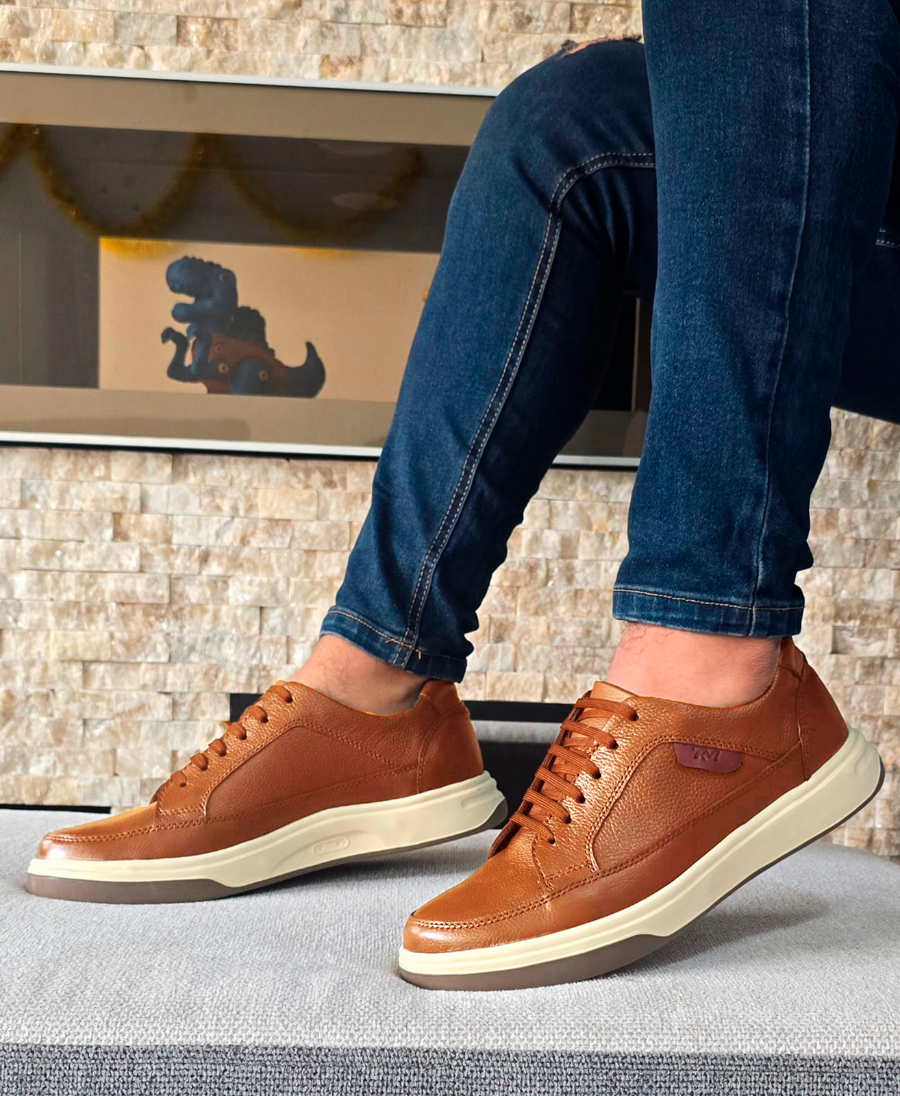 ZAPATOS RS - CASTAÑO Cuero Premium