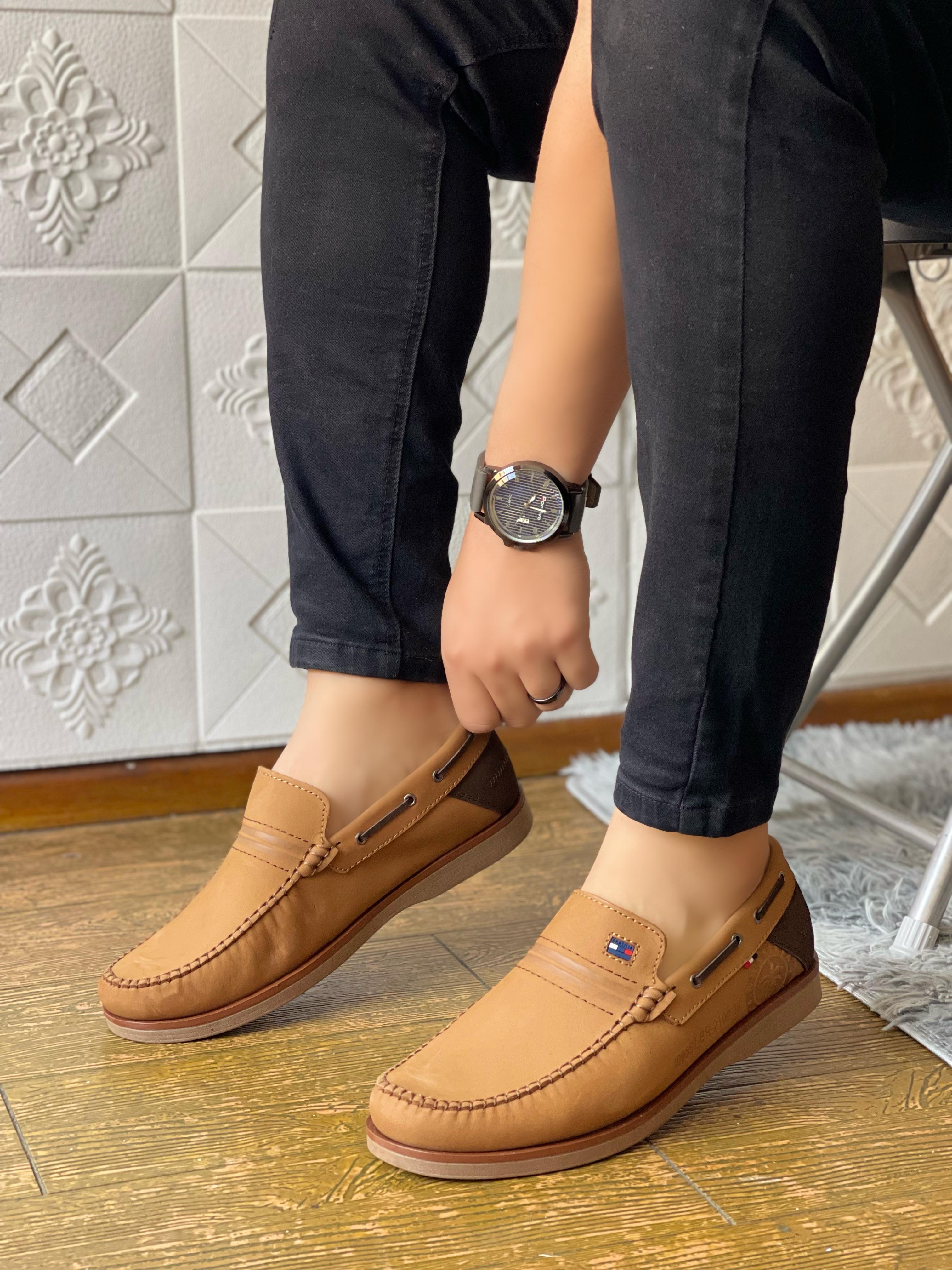 Mocasín Casual TM - Camello (Nobuck)