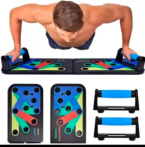 Tablero PUSH UP Multifunción - Pecho Hombro Brazos Espalda