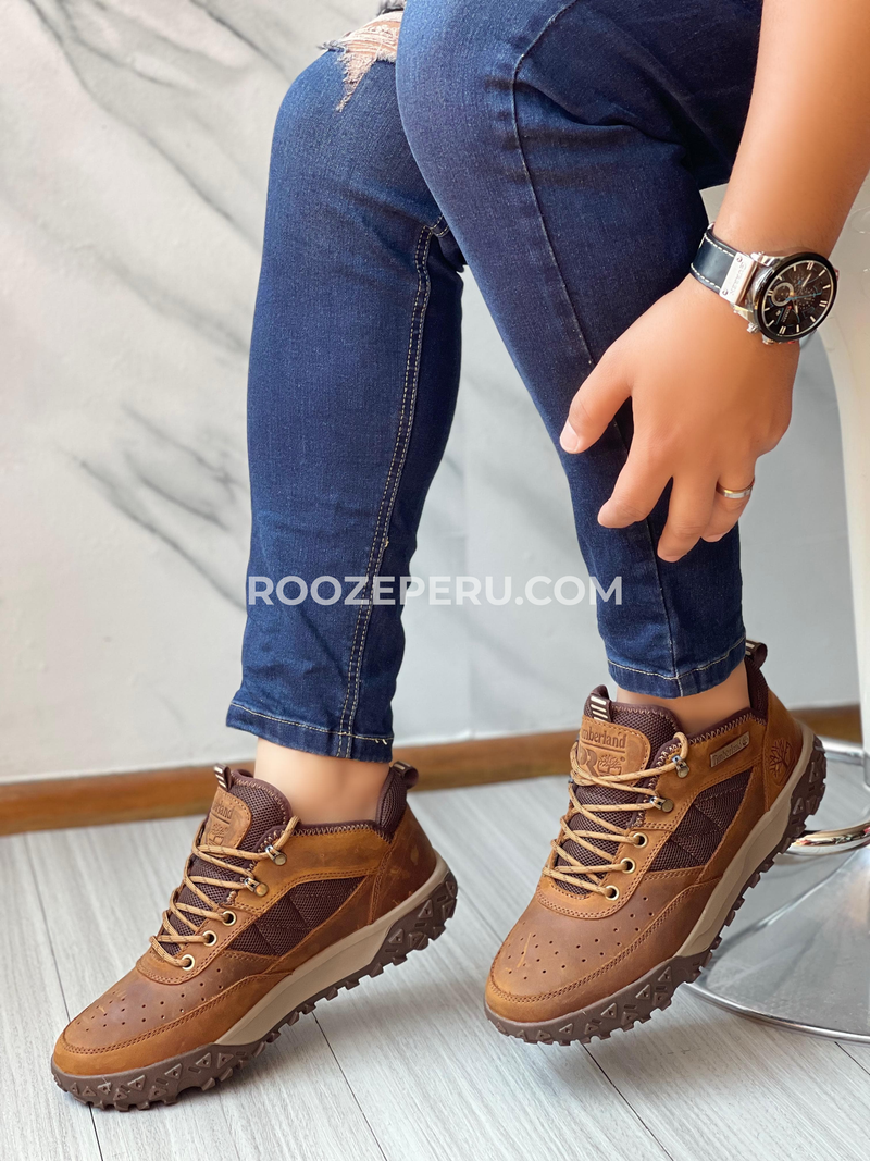 ZAPATO TIMBER - CASTAÑO Cuero Premium