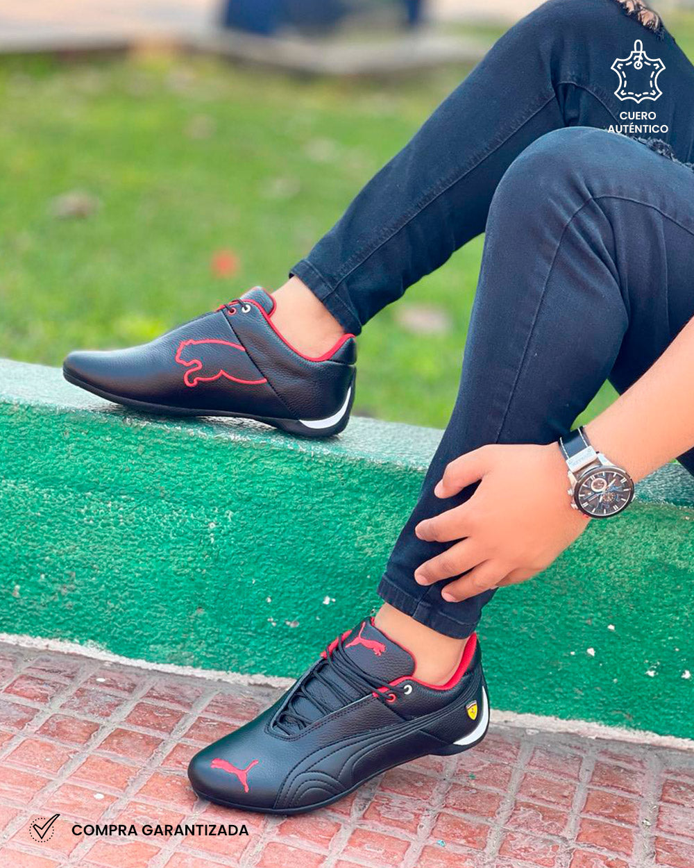 FERRARI NEW | Negro Rojo