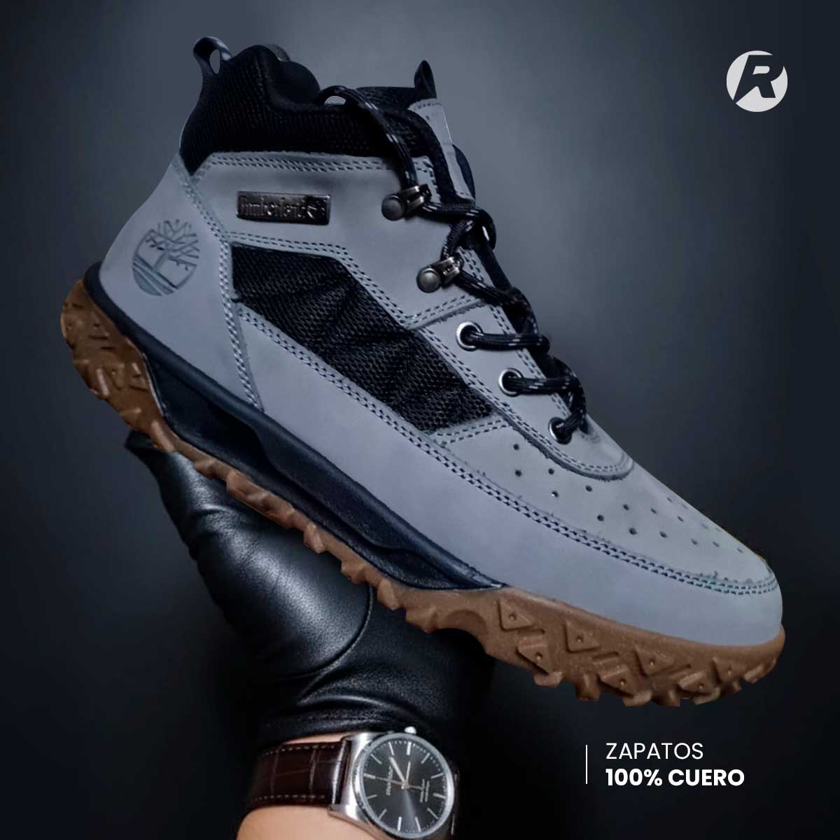 BOTIN TIMBER- PLOMO NEGRO