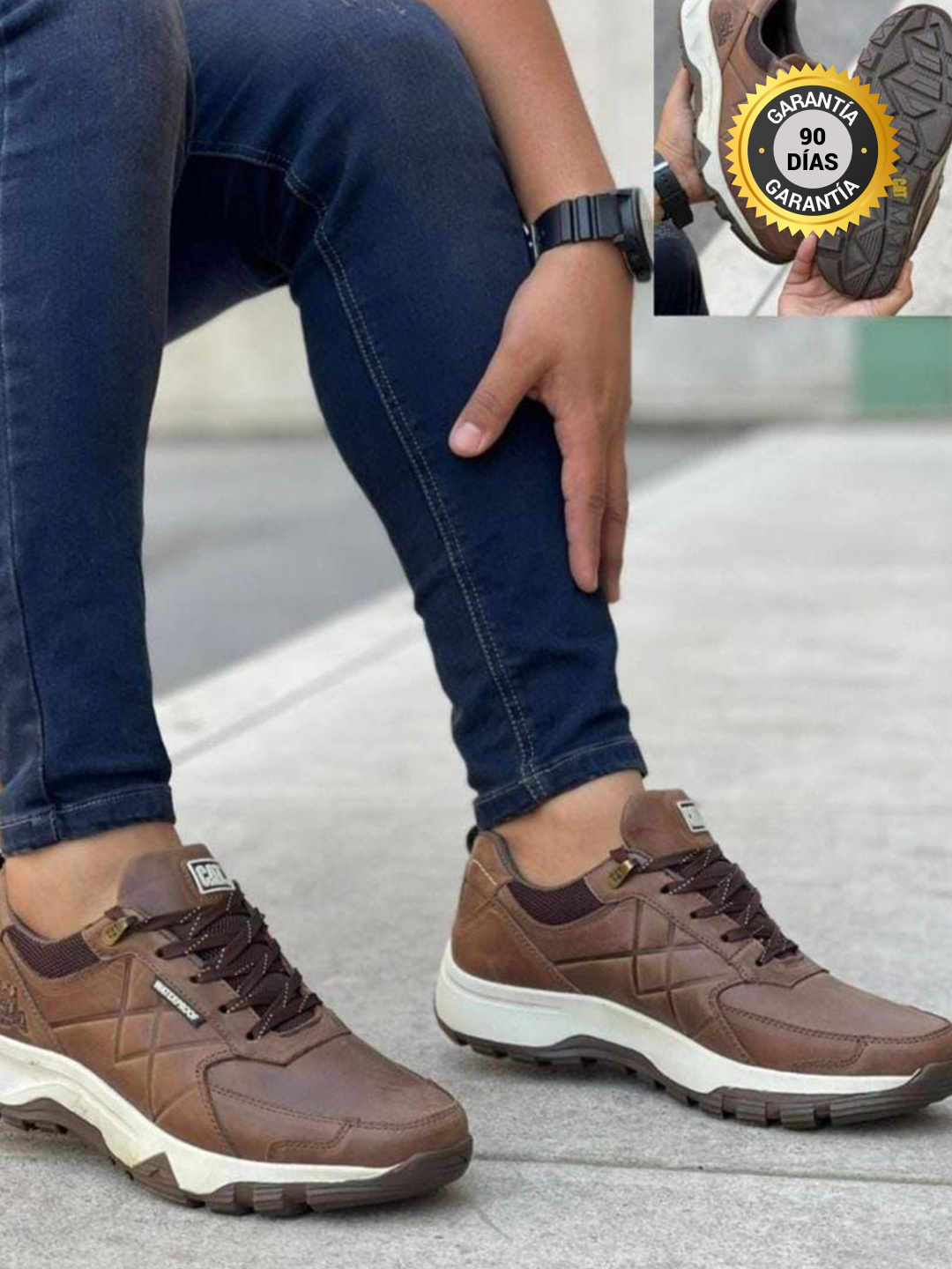 TRACKS SPORT - MARRÓN Cuero Premium