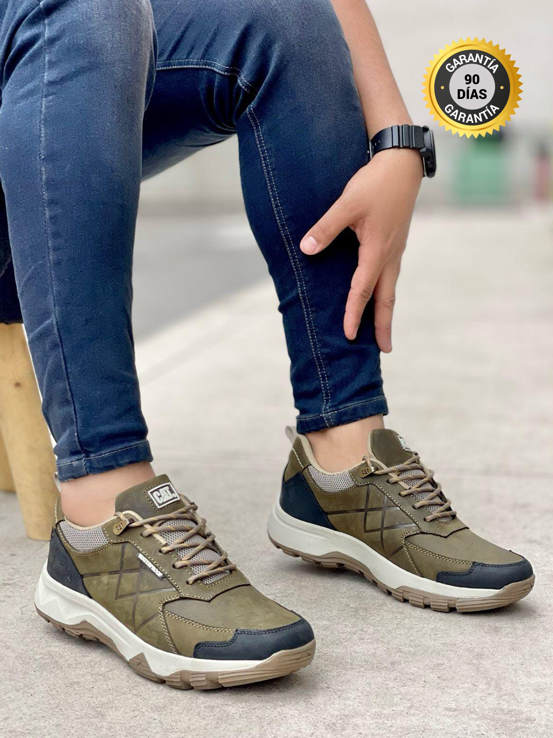 TRACKS SPORT - VERDE Cuero Premium