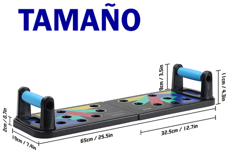 Tablero PUSH UP Multifunción - Pecho Hombro Brazos Espalda