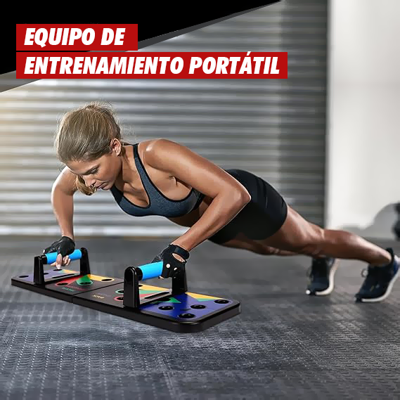 Tablero PUSH UP Multifunción - Pecho Hombro Brazos Espalda